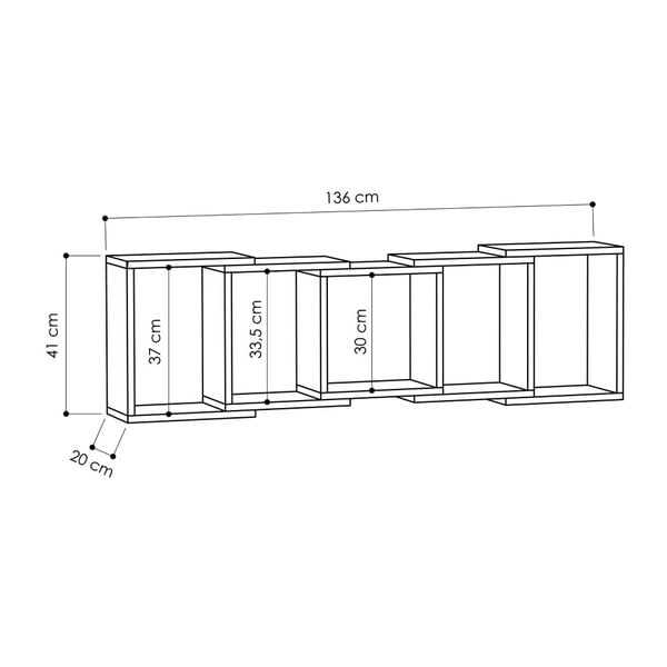 Czarna półka Mobito Design Include-image-2