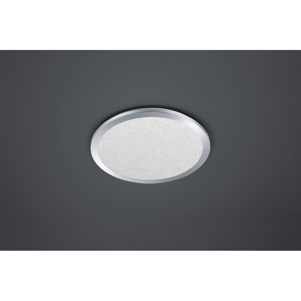 Lampa sufitowa LED w kolorze błyszczącego srebra ø 40 cm Cinzia – Trio (zdjęcie 4)