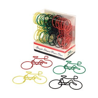 Zestaw 20 spinaczy biurowych Rex London Le Bicycle
