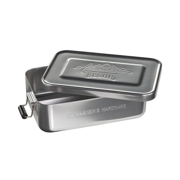 Śniadaniówka Gentlemen's Hardware Silver Tin-image-3