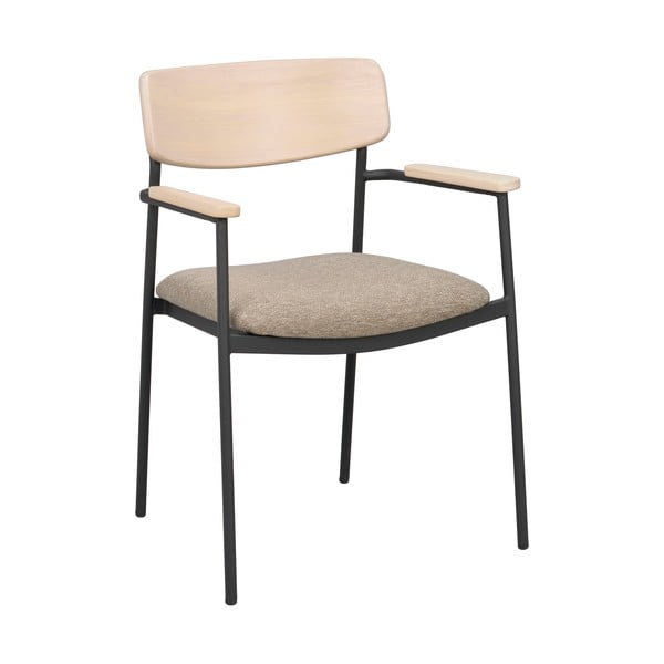 Beżowo-naturalne krzesła zestaw 2 szt. Maymont – Rowico