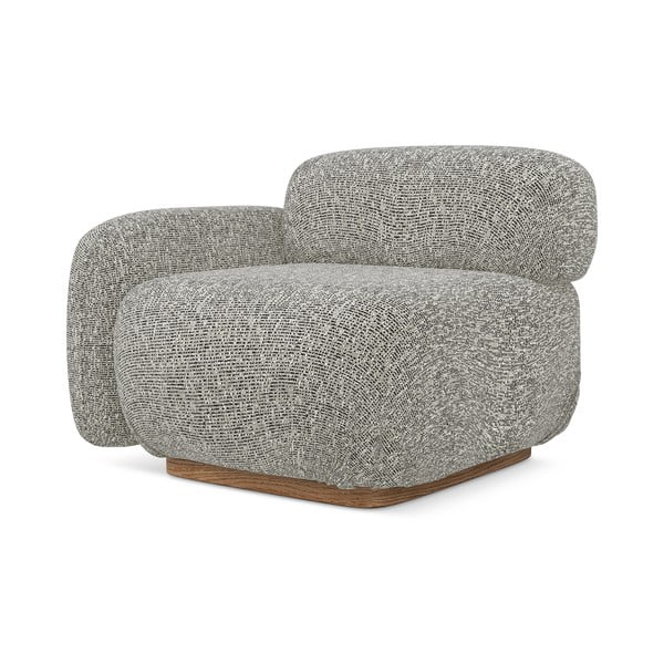 Szary moduł sofy (lewostronny) Ailani – Makamii-image-1