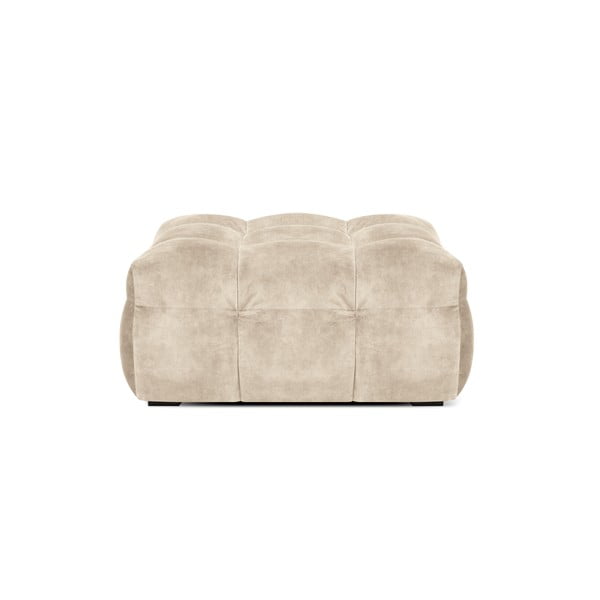 Beżowy aksamitny puf Windsor & Co Sofas Vesta-image-3