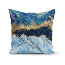 Poszewka na poduszkę Minimalist Cushion Covers Marble With Blue, 45x45 cm