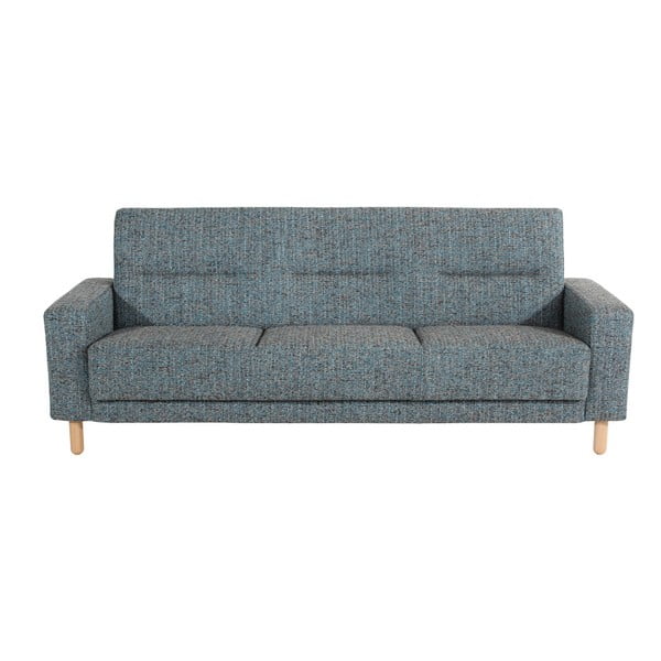 Niebieska rozkładana sofa trzyosobowa Max Winzer Janis