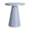 Metalowy okrągły stolik ø 40 cm Catania Ribbed – Leitmotiv