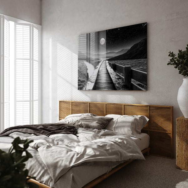 Szklany obraz 120x80 cm Moon path – Styler-image-1