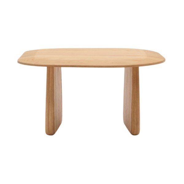 Stolik z litego drewna dębowego 70x71 cm Pirita – Kave Home-image-3