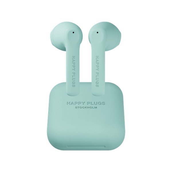 Słuchawki bezprzewodowe w miętowym kolorze Happy Plugs Air 1 Go-image-2