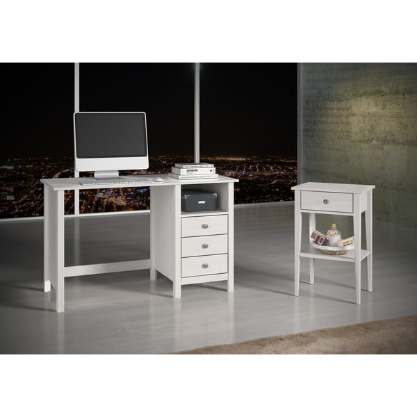 Biurko z drewna sosnowego 54x120 cm Berna – Marckeric-image-2