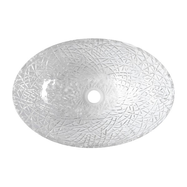 Szklana umywalka 50x36 cm Purus – Sapho-image-3