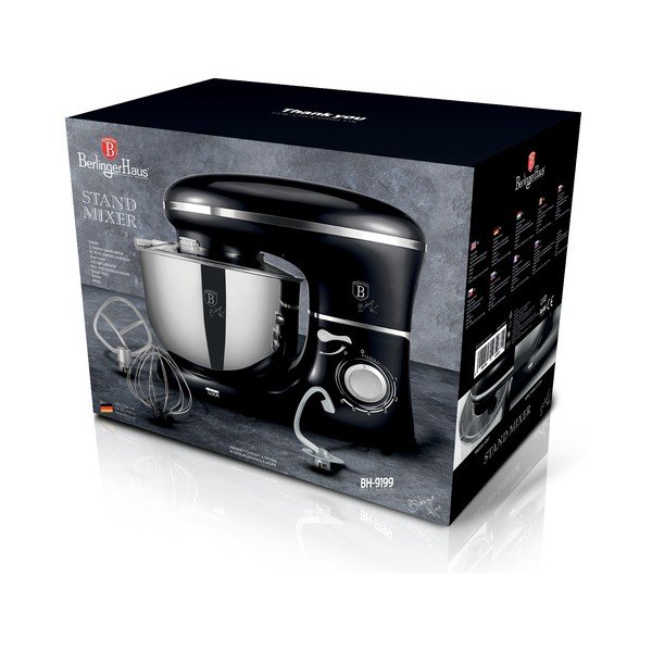 Czarny robot kuchenny Black Silver Collection – BerlingerHaus-image-2