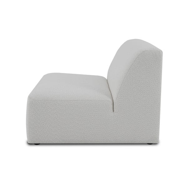 Biały moduł sofy z materiału bouclé (moduł środkowy) Roxy – Scandic-image-2