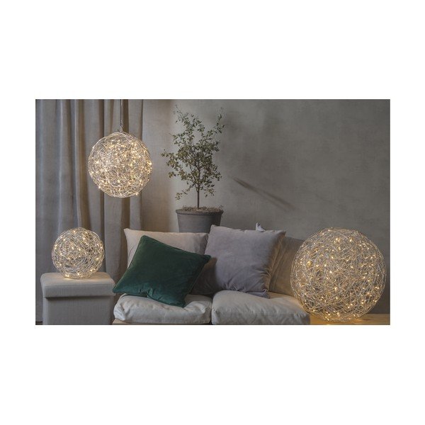 Ogrodowa dekoracja świetlna LED ze stali nierdzewnej Star Trading Light Trassel, ø 37,5 cm-image-1