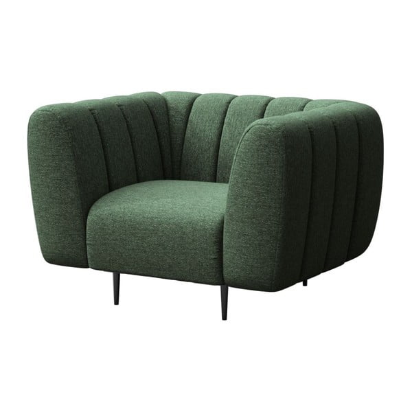 Ciemnozielony fotel Shel – Ghado-image-2