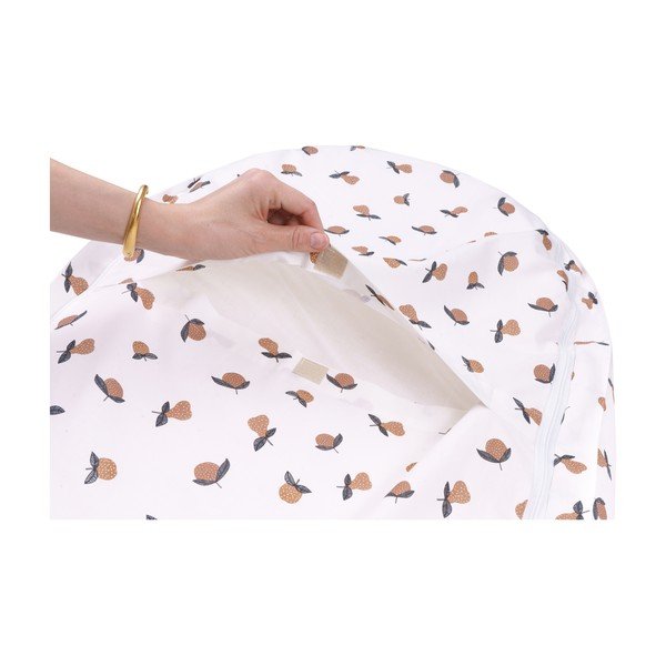 Biały kokon dla niemowląt Garden Fruits – Malomi Kids-image-3