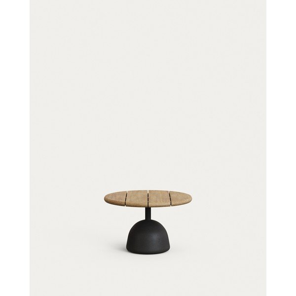 Okrągły stolik ogrodowy z blatem z drewna akacjowego ø 55 cm Saura – Kave Home-image-2