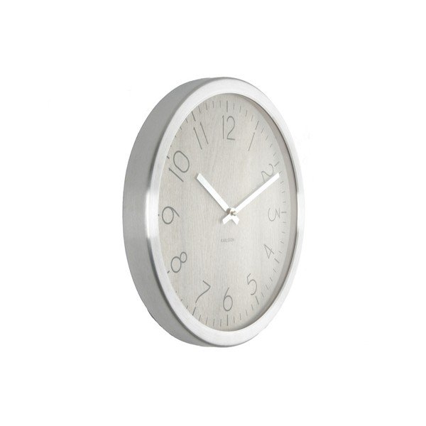 Biały zegar Present Time Wood Charm-image-1