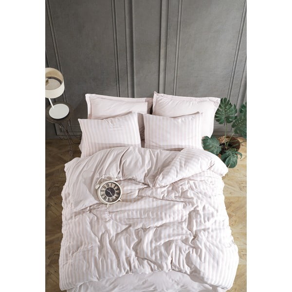 Beżowa pościel dwuosobowa 200x200 cm Road Potlu – Mijolnir