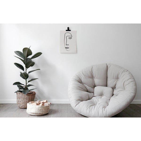 Fotel rozkładany Karup Design Nido Light Blue-image-1