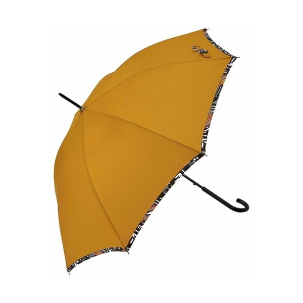 Mausztardowy parasol Pattern, ⌀ 122 cm