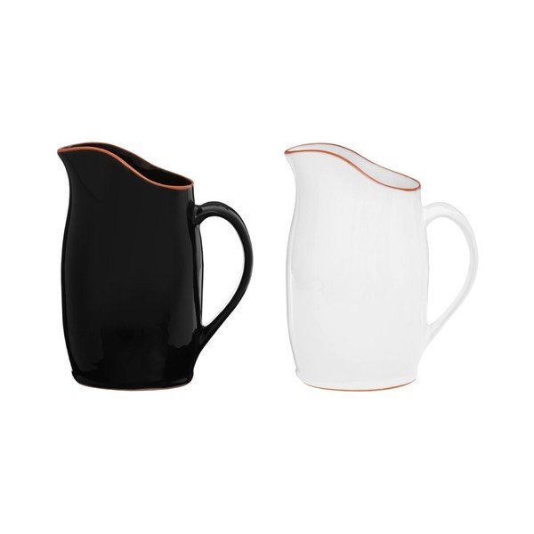 Biały dzban z glazurowanej terakoty Premier Housewares, 2,5 l-image-1