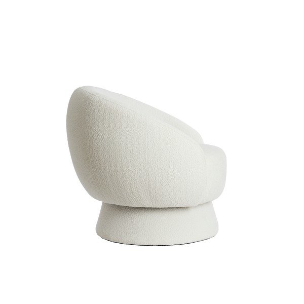Kremowy fotel z materiału bouclé Avoria – Light & Living-image-3