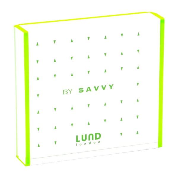 Ramka na zdjęcia z zielonymi krawędziami Lun London Flash Tidy, 8,3x7,7 cm