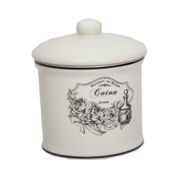 Ceramiczny pojemnik na patyczki kosmetyczne Antic Line Coton
