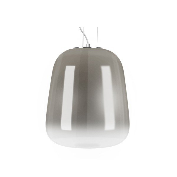 Szara lampa wisząca Leitmotiv Cone, ø 12 cm-image-1
