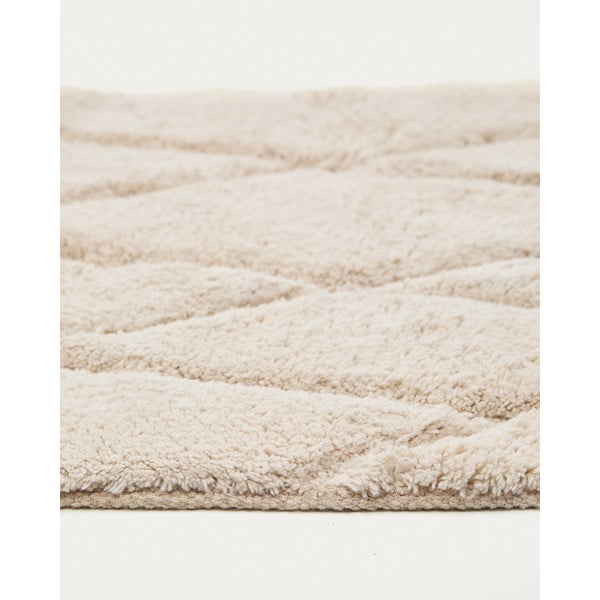 Beżowy dywanik łazienkowy 50x70 cm Nyana – Kave Home-image-2