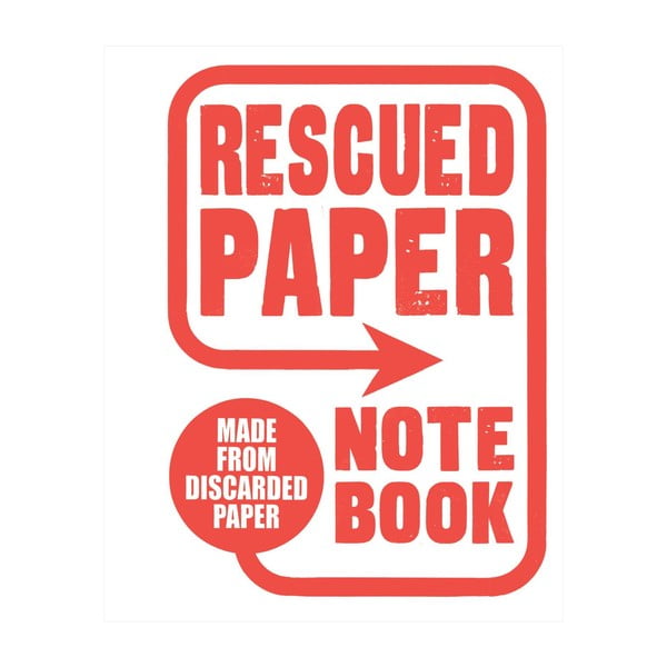 Notatnik Chronicle Books Rescued Paper Notebook, duży