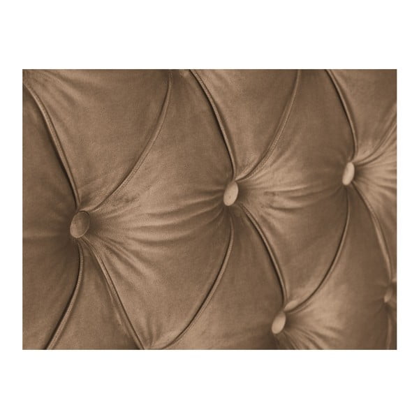 Ciemnobeżowy zagłówek łóżka Mazzini Sofas Cloves, 200x120 cm-image-4