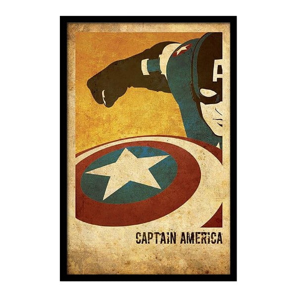 Plakat Captain America, 35x30 cm