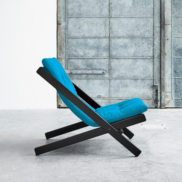 Fotel składany Karup Boogie Black/Horizon Blue-image-2