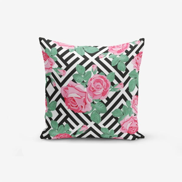 Poszewka na poduszkę z domieszką bawełny Minimalist Cushion Covers Mix Rose, 45x45 cm