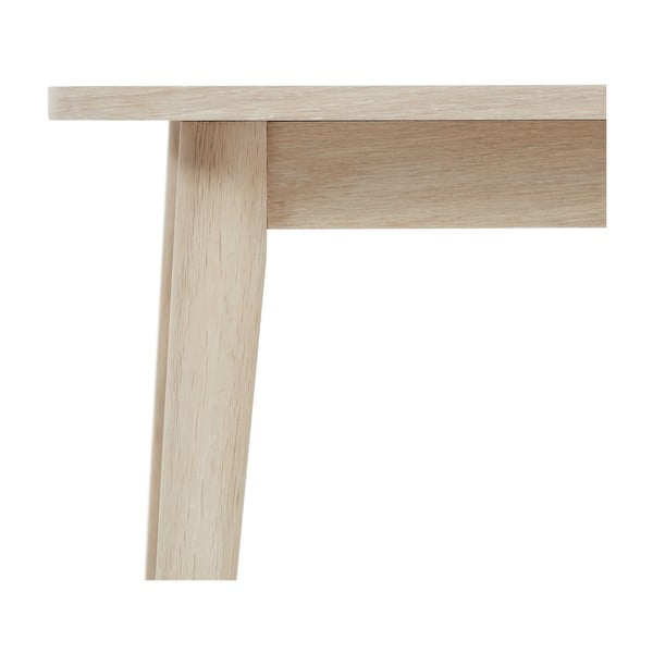 Stolik z blatem w dekorze dębu 70x125 cm Nyborg – Furnhouse-image-4