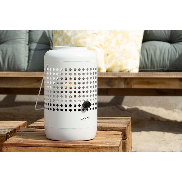 Jasnoszara lampa gazowa Cosi Drop, wys. 37 cm-image-2