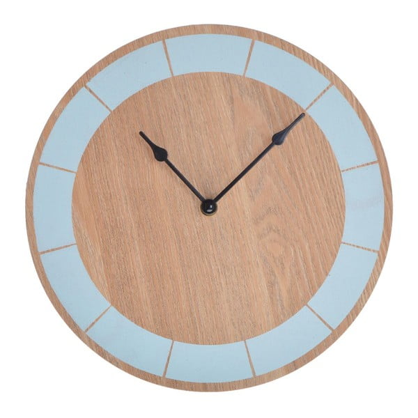 Zegar drewniany Ewax Blue, 30 cm