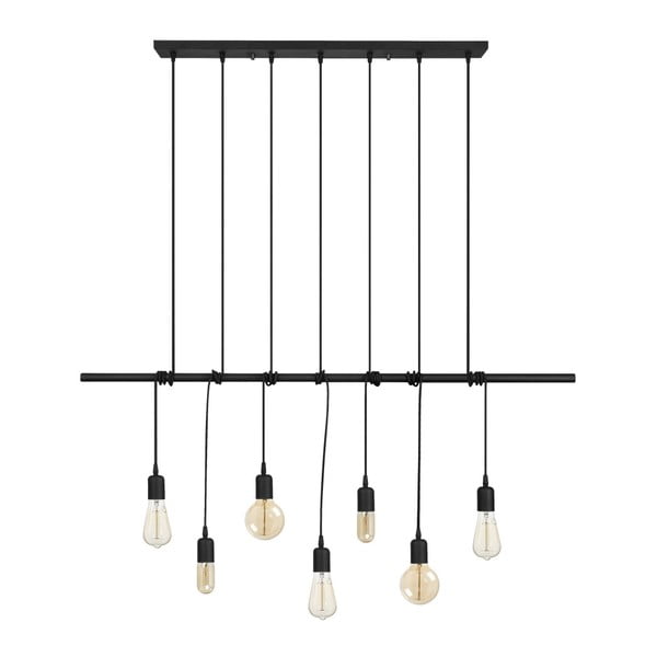 Czarna metalowa lampa wisząca Opviq lights Vincent-image-4