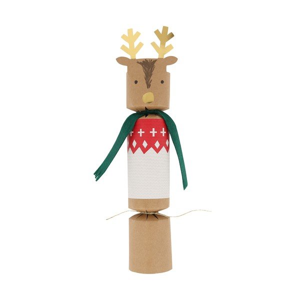 Crackery świąteczne zestaw 6 szt. Reindeers in Jumpers – Meri Meri-image-4