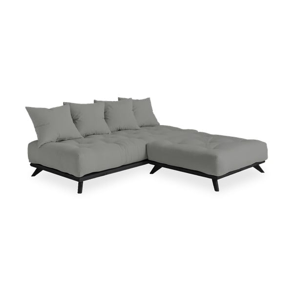 Sofa z szarym obiciem Karup Design Senza Black/Grey-image-3