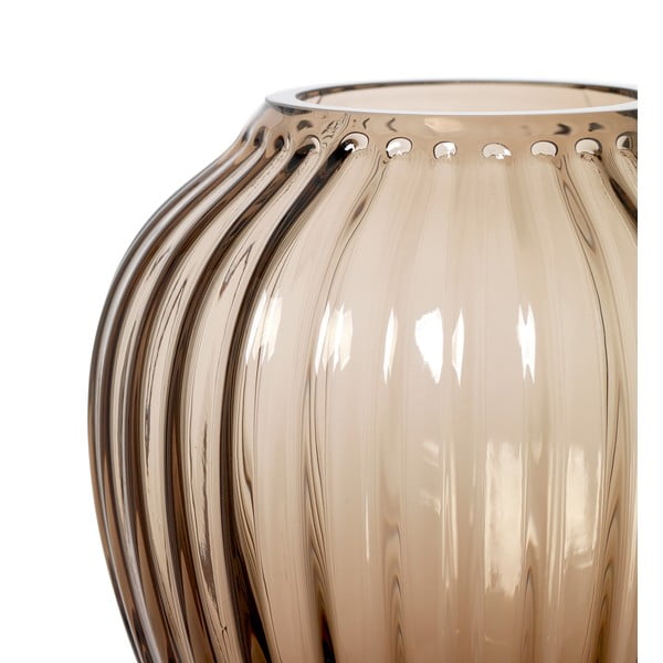 Brązowy szklany wazon Kähler Design Hammershøi, wys. 14 cm-image-4