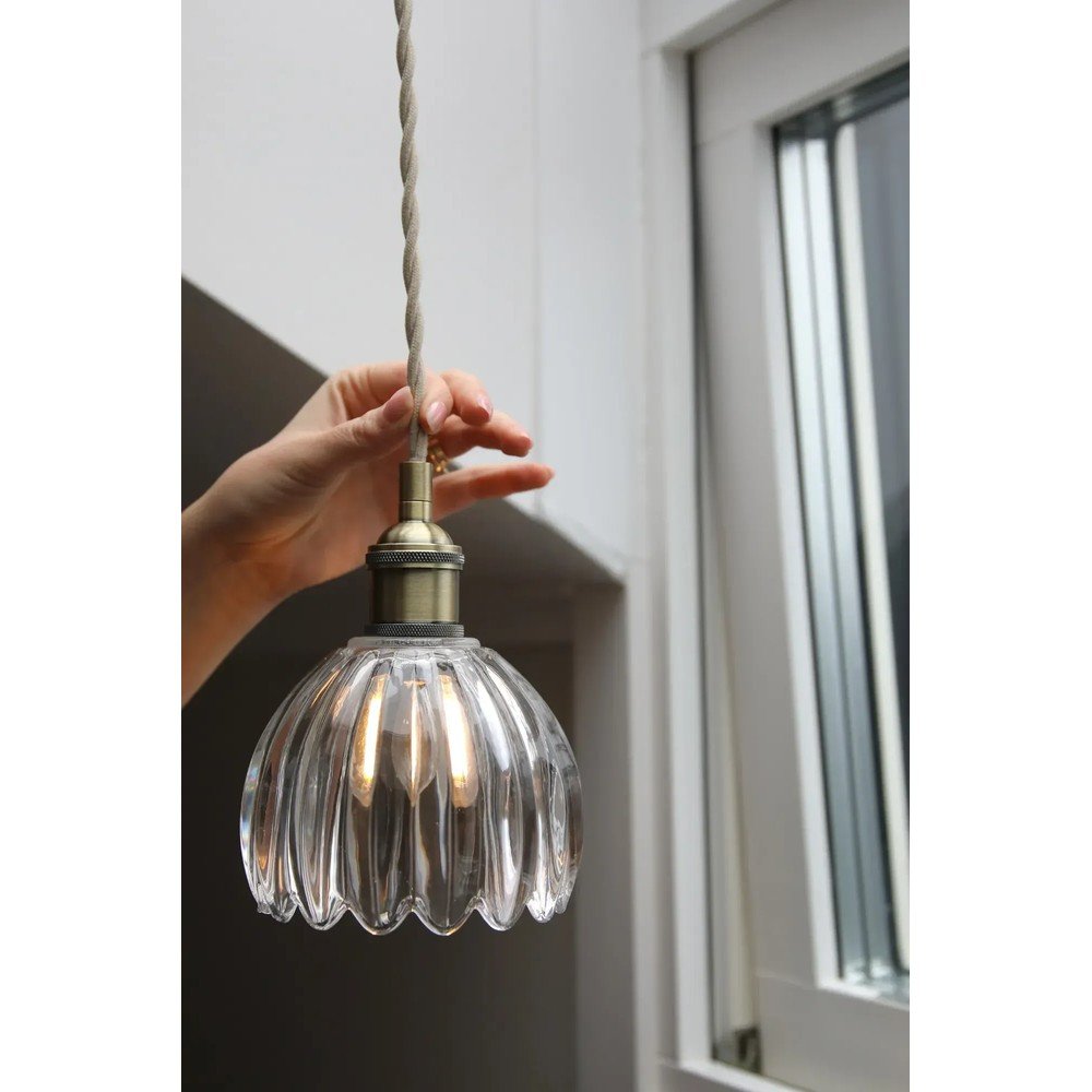 Metalowa lampa wisząca ze szklanym kloszem ø 13 cm Gota – Markslöjd (zdjęcie 3)