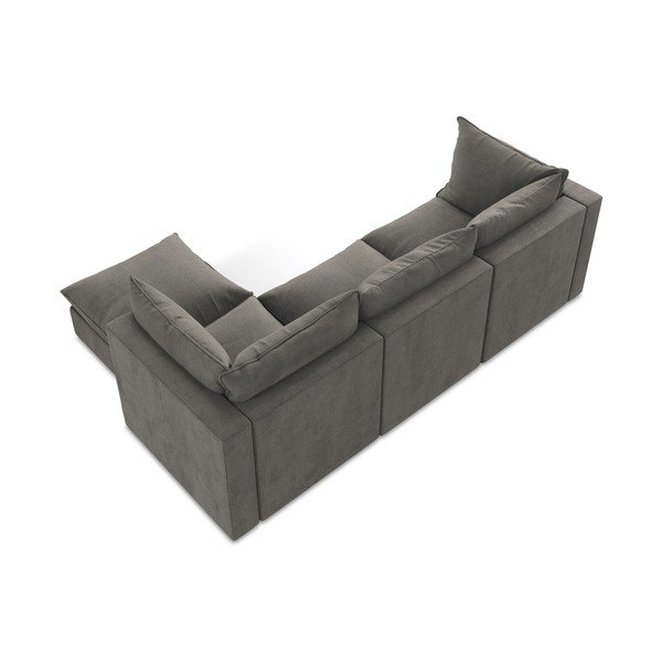 Ciemnoszary narożnik (prawostronny/z szezlongiem) Manao – Makamii-image-3