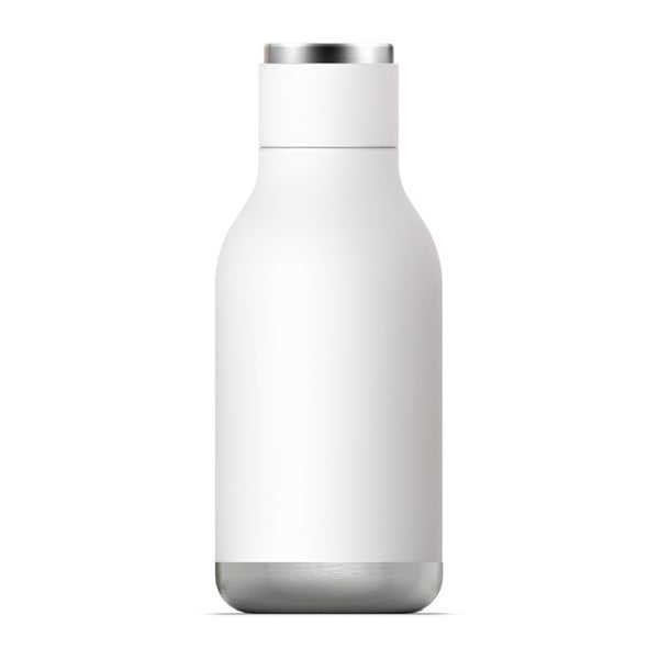 Biała butelka termiczna Asobu Urban, 473 ml