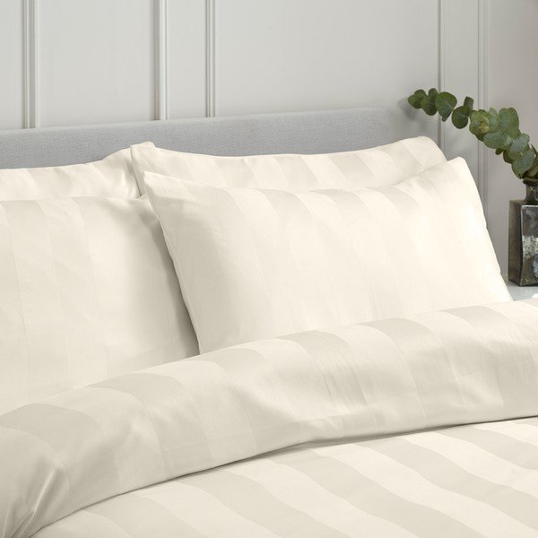 Satynowe poszewki na poduszki zestaw 4 szt. 75x50 cm So Soft Satin Stripe – Catherine Lansfield-image-1