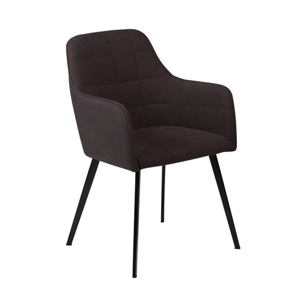 Czarne krzesło z podłokietnikami DAN–FORM Denmark Embrace