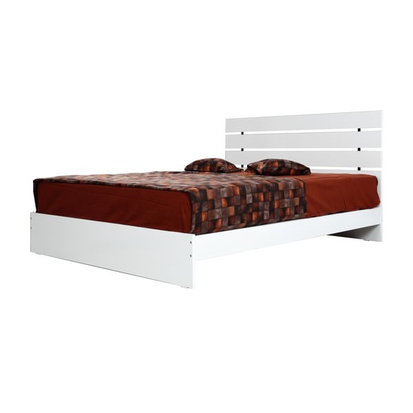 Białe łóżko dwuosobowe 160x200 cm Fuga – Kalune Design