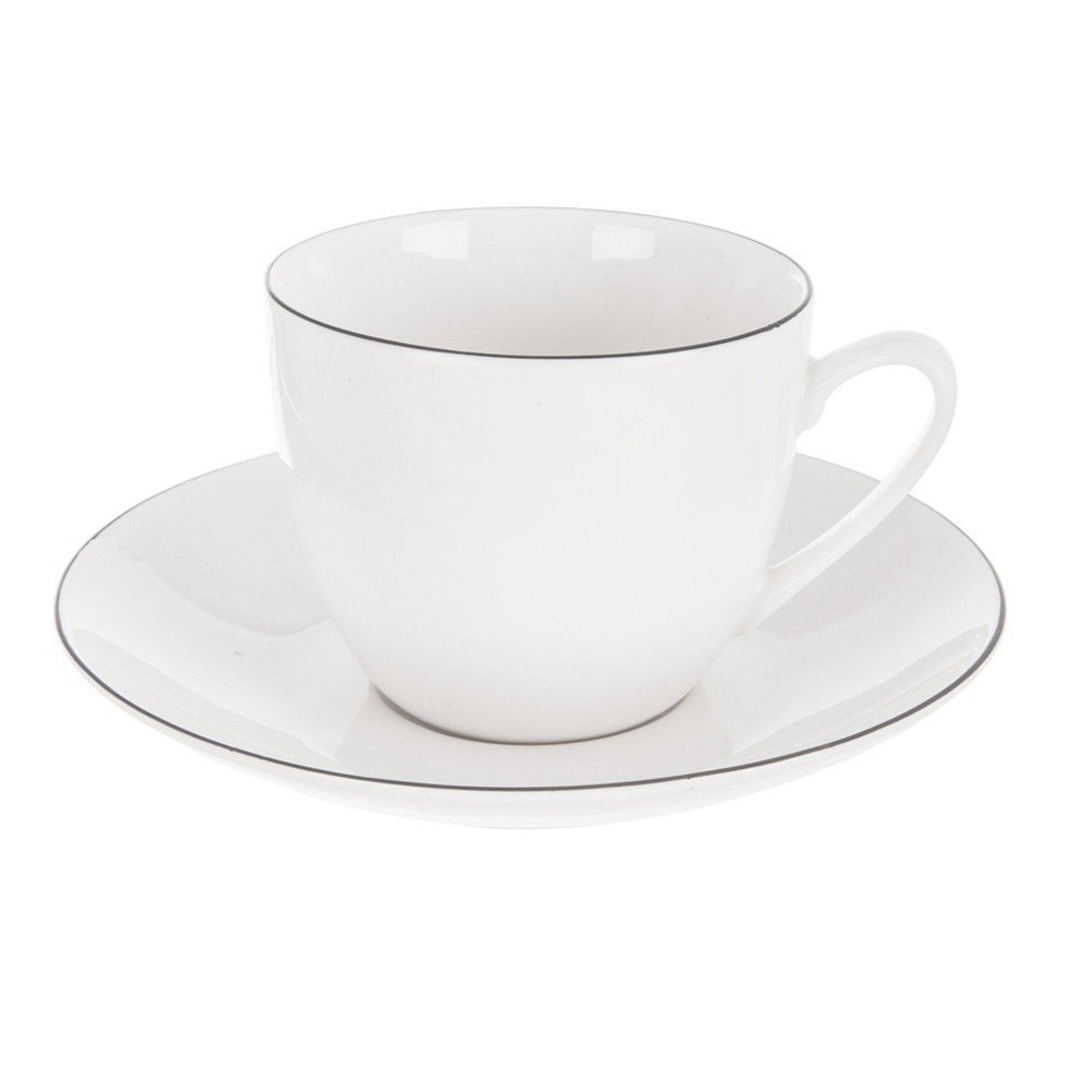 Biała porcelanowa filiżanka do cappuccino 210 ml Decora – Orion